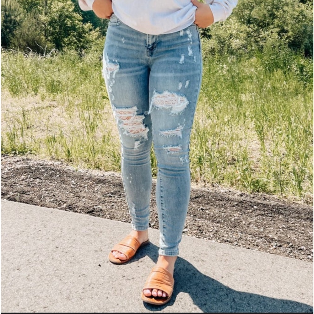 Spring Fling Judy Blue Skinny Jeans